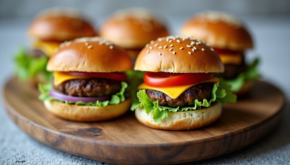 Mini burgers gourmands : idées de garnitures faciles et originales pour un apéritif réussi