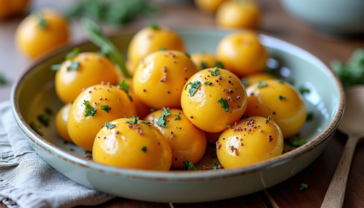Recette facile : Pommes de terre sarladaises croustillantes au four