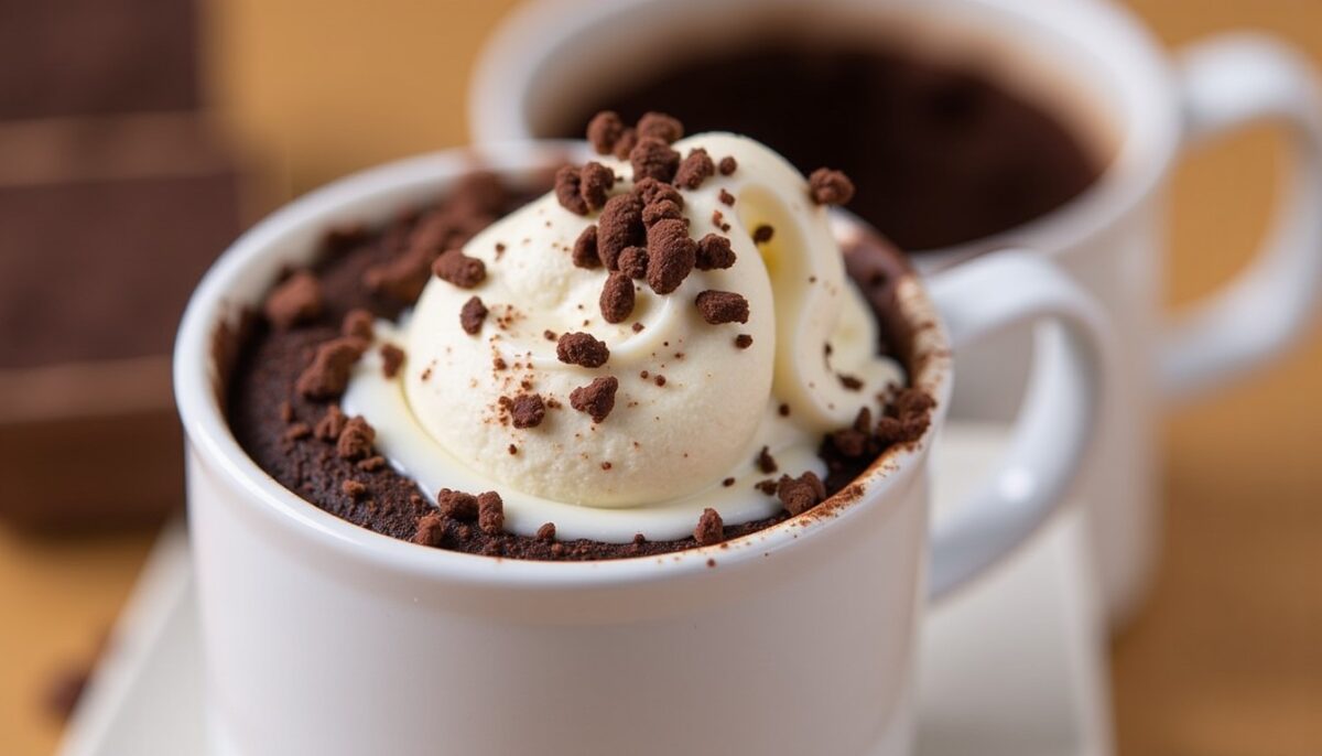 Mug Cake Chocolat Express : Délicieux et Sans Œuf en Quelques Minutes