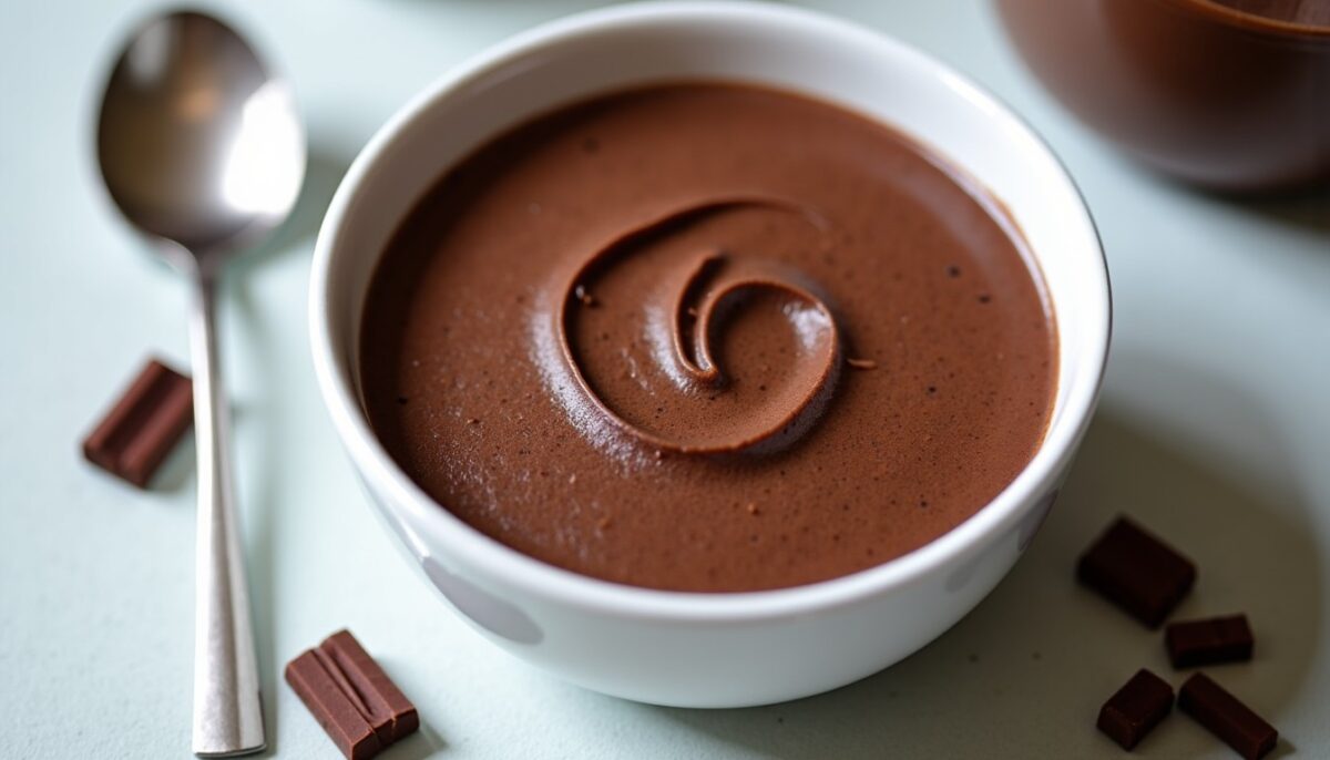Recette simple et gourmande de crème mousseline au chocolat veloutée