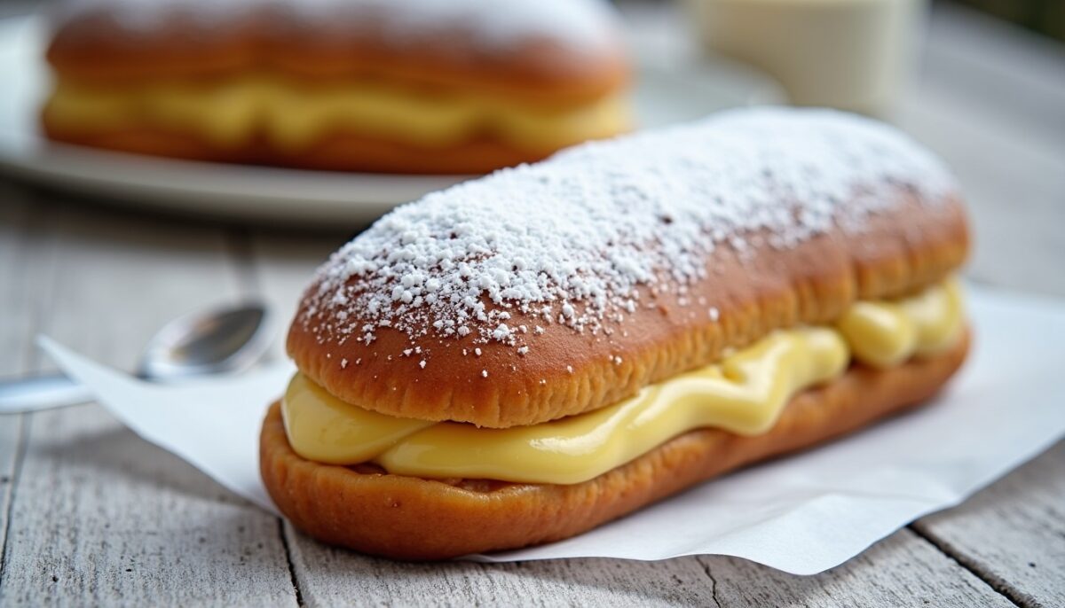 Délicieux éclair à la vanille : une recette maison moelleuse et crémeuse facile à réaliser