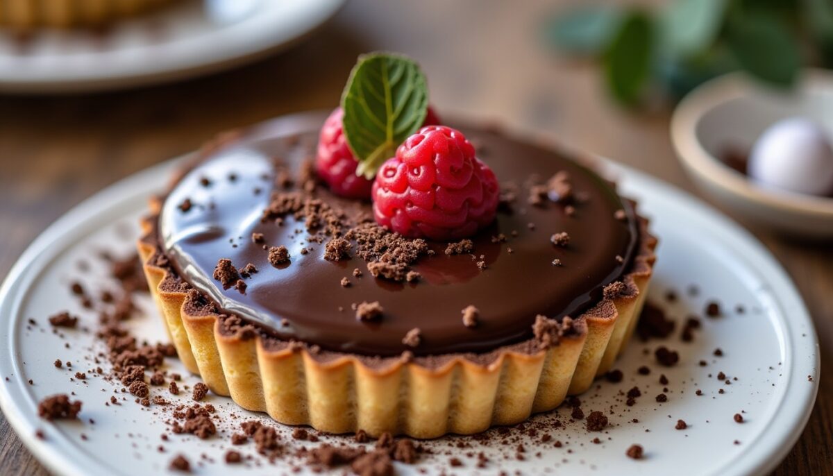 Délice maison : Tarte poire chocolat facile et irrésistiblement gourmande