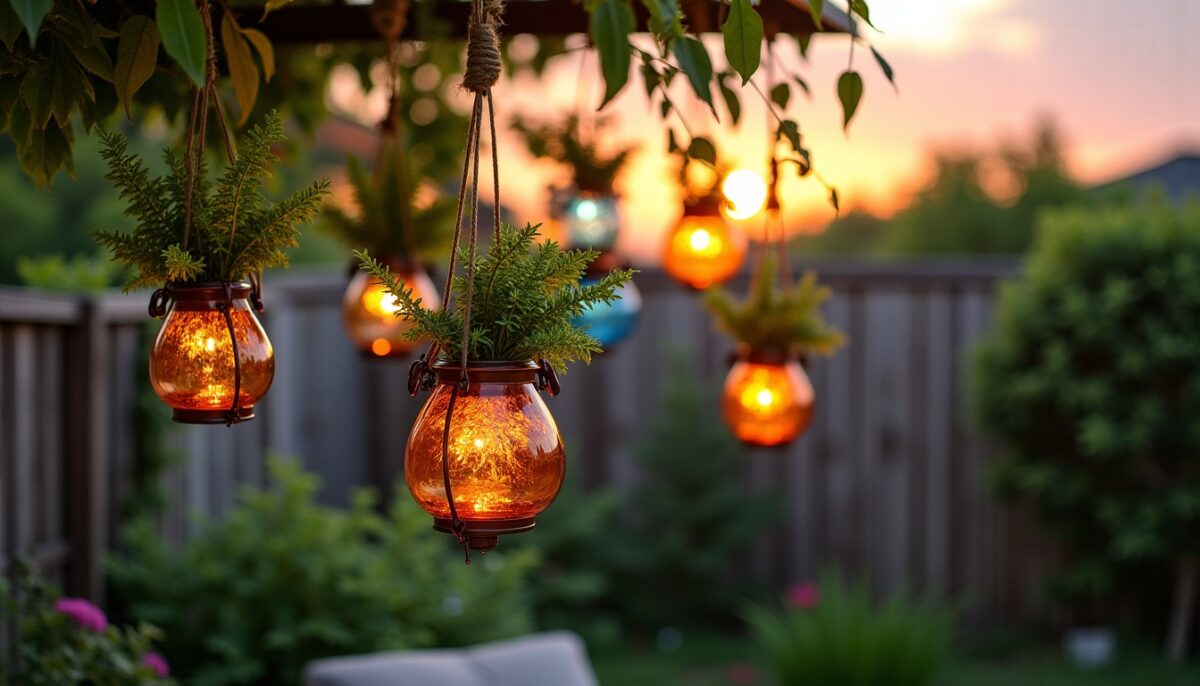 Décorations suspendues en plein air : idées créatives et inspirations inédites