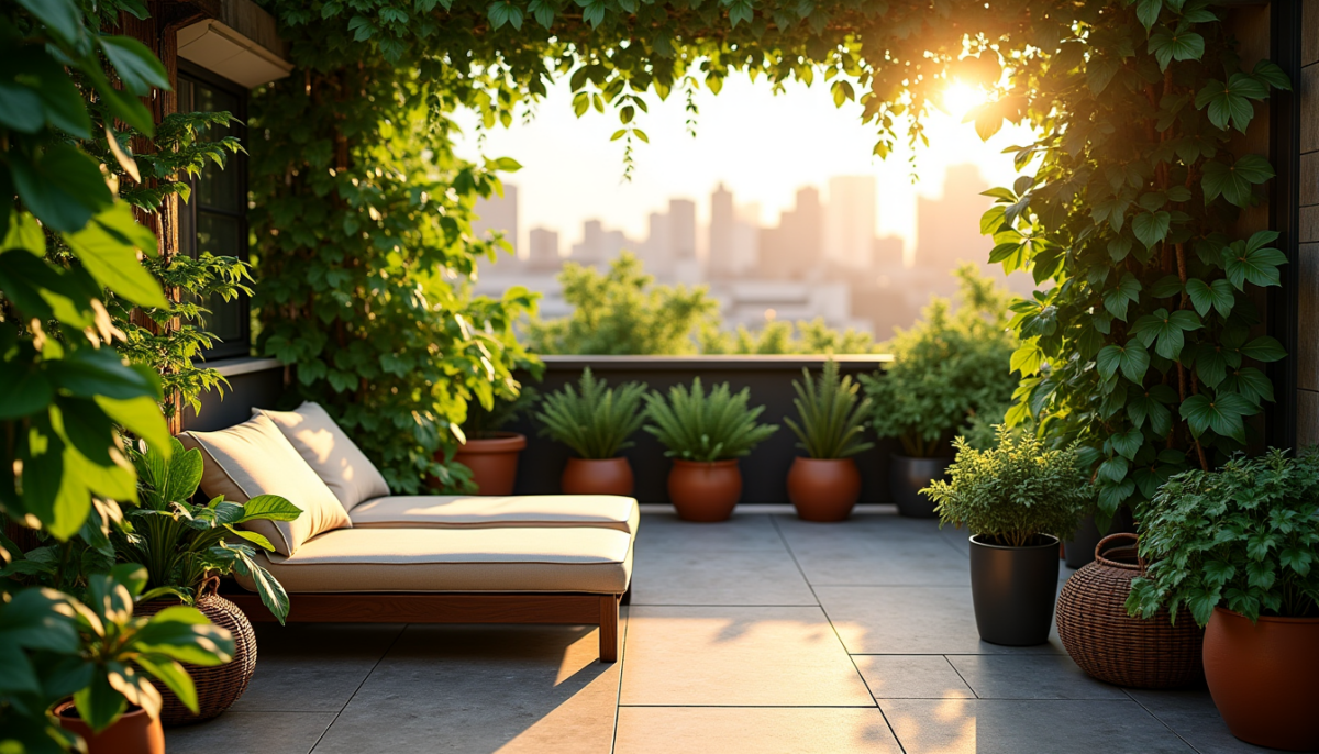 Végétaliser sa terrasse : impact sur confort et bien-être